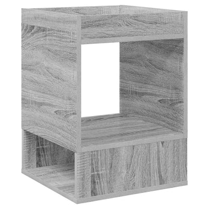 Bijzettafel 2 pcs Grijs Sonoma 40 x 40 x 56 cm Bewerkt hout