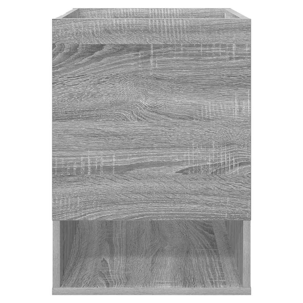 Bijzettafel 2 pcs Grijs Sonoma 40 x 40 x 56 cm Bewerkt hout