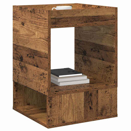Bijzettafel 2 pcs Oudhout 40 x 40 x 56 cm Bewerkt hout