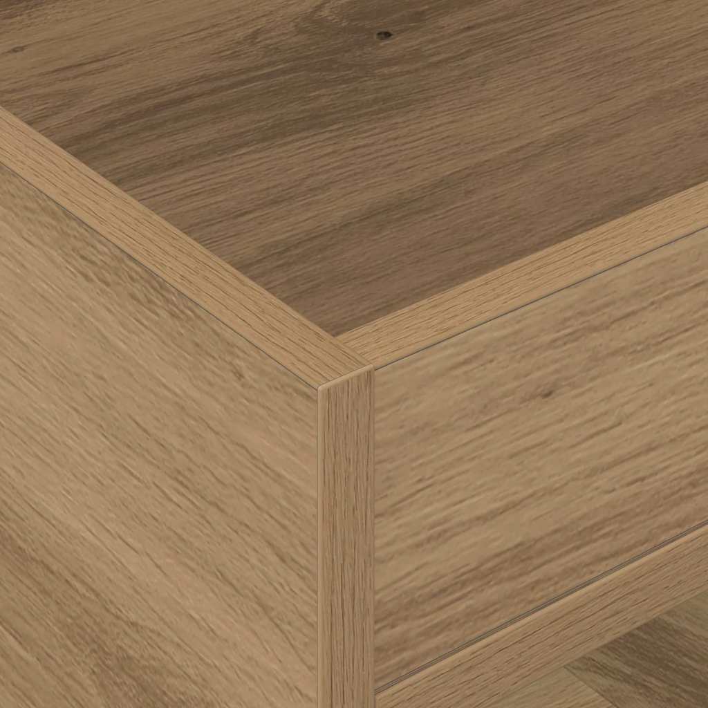 Bijzettafel Artisan Eiken 40 x 40 x 56 cm Bewerkt hout