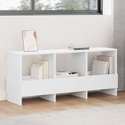 Opbergbank met tijdschriftenrek 102x30x45 cm wit