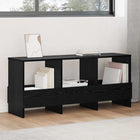 Magazine Rack Black Oak 102 x 30 x 45 cm
