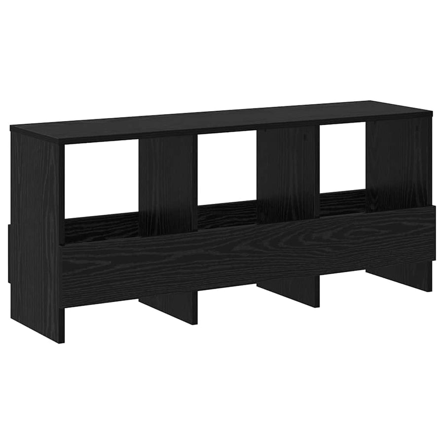 Tijdschrift Rek Zwart Eiken 102 x 30 x 45 cm