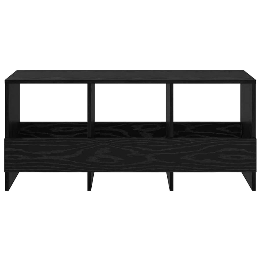 Tijdschrift Rek Zwart Eiken 102 x 30 x 45 cm
