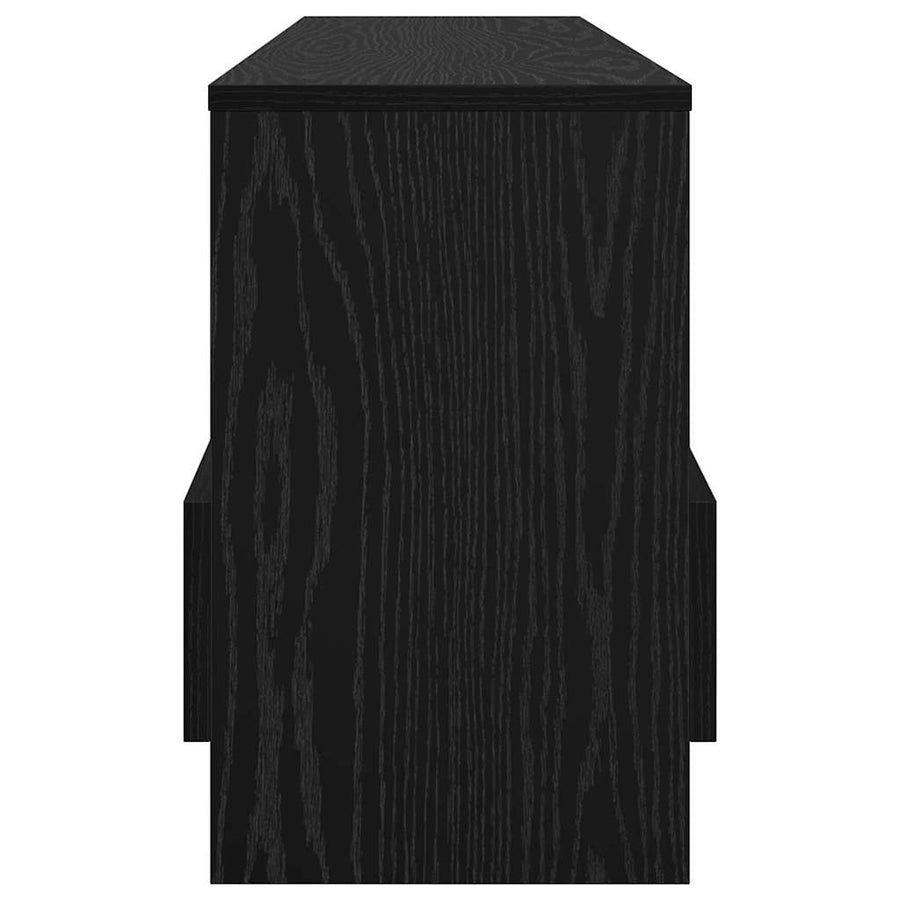 Tijdschrift Rek Zwart Eiken 102 x 30 x 45 cm