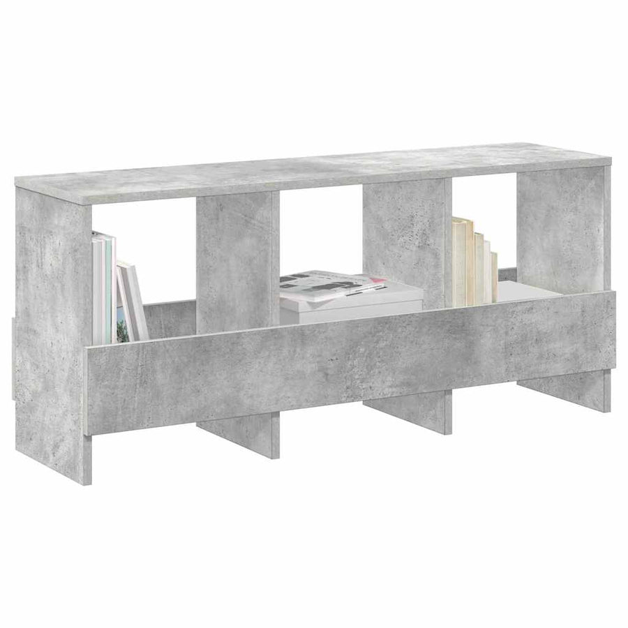 Tijdschrift Rek Beton Grijs 102 x 30 x 45 cm