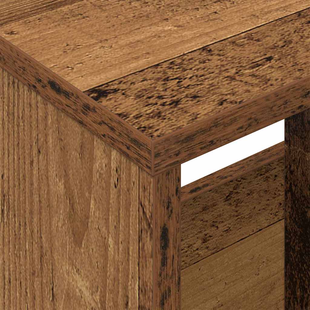 Tijdschrift Rek Oudhout 102 x 30 x 45 cm