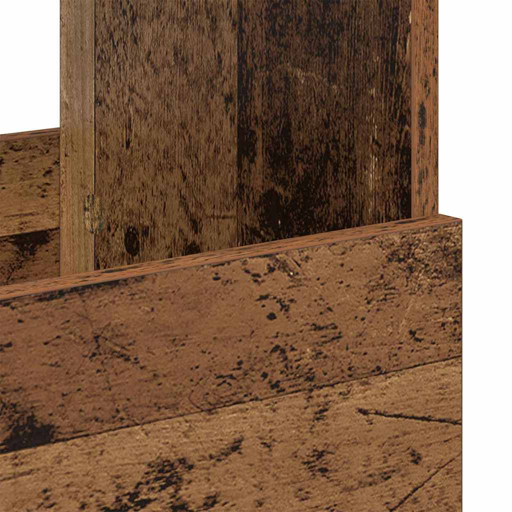 Tijdschrift Rek Oudhout 102 x 30 x 45 cm