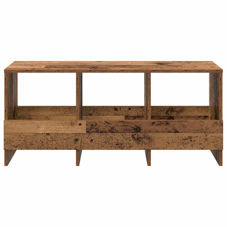 Tijdschrift Rek Oudhout 102 x 30 x 45 cm