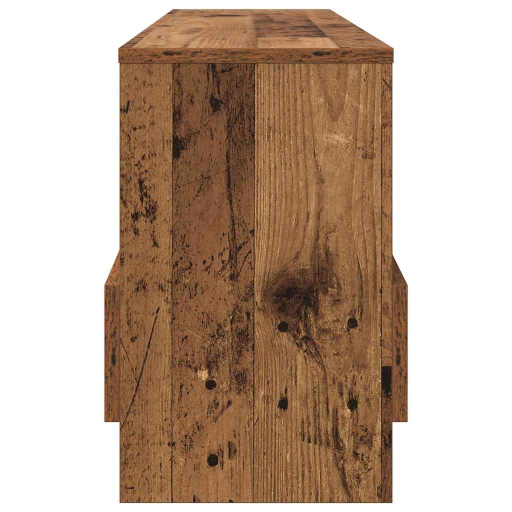 Tijdschrift Rek Oudhout 102 x 30 x 45 cm