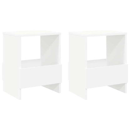 Tijdschrift Rek 2 pcs Wit 35 x 30 x 45 cm