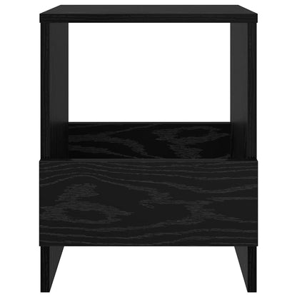 Tijdschrift Rek 2 pcs Zwart Eiken 35 x 30 x 45 cm