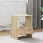 Tijdschriftenrek 2 stuks Sonoma eiken 35x30x45 cm