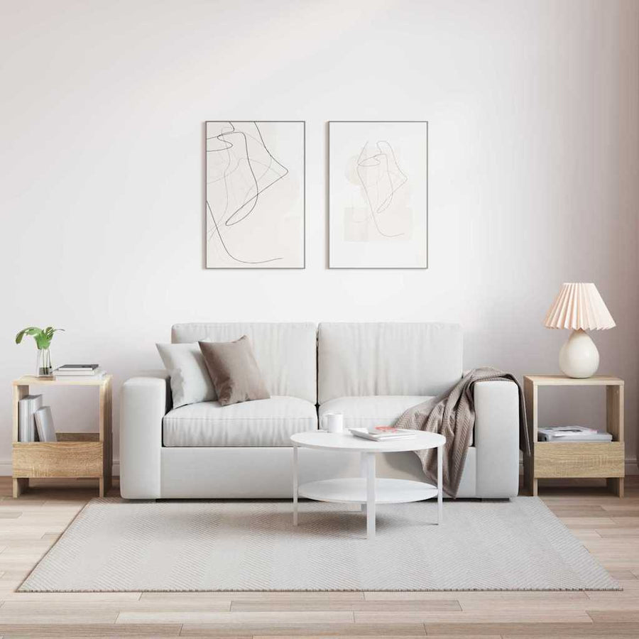 Tijdschrift Rek 2 pcs Sonoma Eiken 35 x 30 x 45 cm