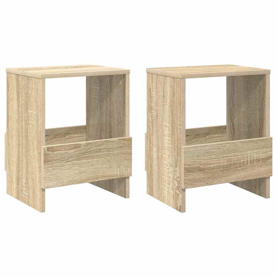 Tijdschrift Rek 2 pcs Sonoma Eiken 35 x 30 x 45 cm