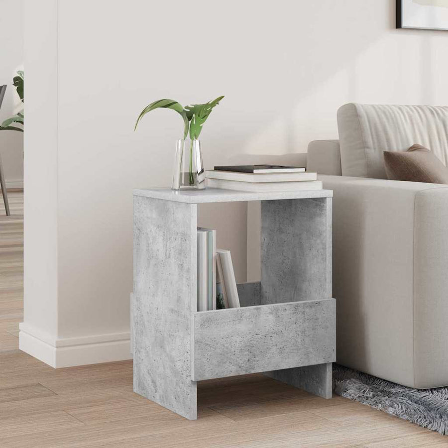 Tijdschrift Rek Beton Grijs 35 x 30 x 45 cm