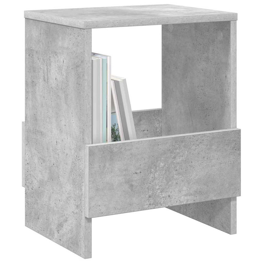 Tijdschrift Rek Beton Grijs 35 x 30 x 45 cm