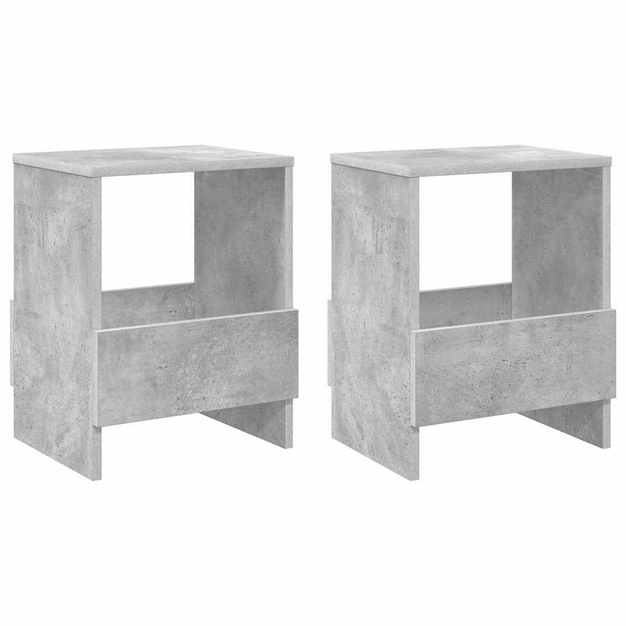 Tijdschrift Rek 2 pcs Beton Grijs 35 x 30 x 45 cm