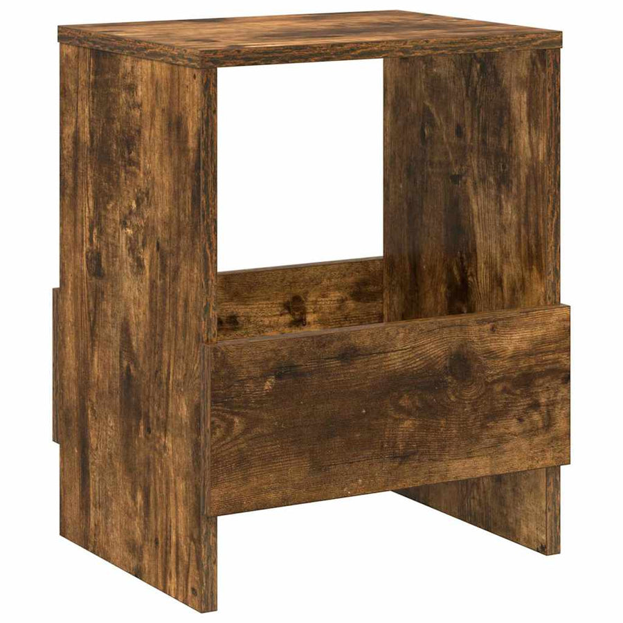 Tijdschrift Rek 2 pcs Gerookt eiken 35 x 30 x 45 cm