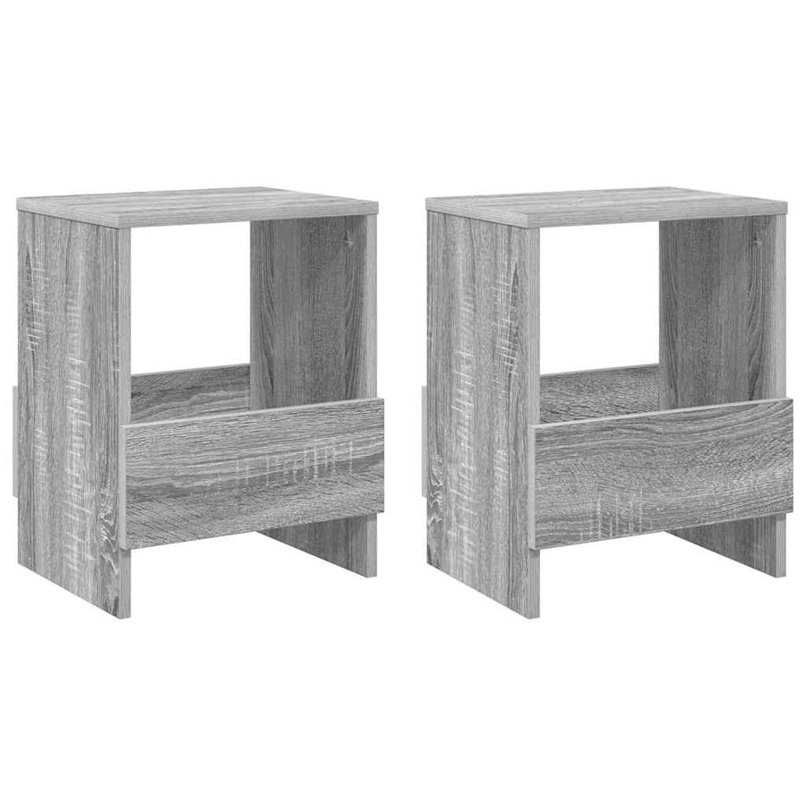 Tijdschrift Rek 2 pcs Grijs Sonoma 35 x 30 x 45 cm