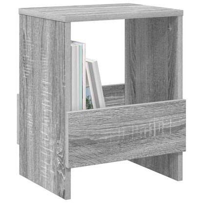 Tijdschrift Rek 2 pcs Grijs Sonoma 35 x 30 x 45 cm