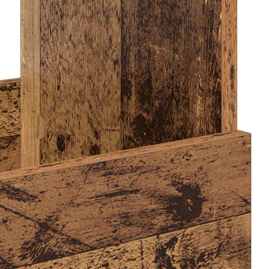 Tijdschrift Rek 2 pcs Oudhout 35 x 30 x 45 cm