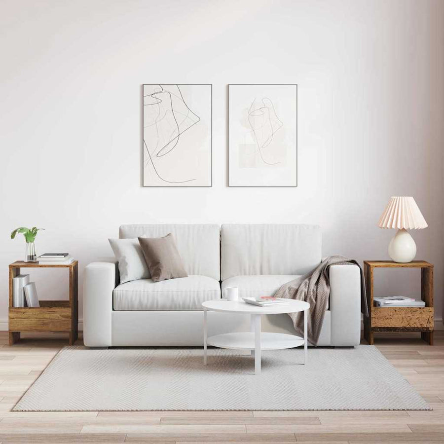 Tijdschrift Rek 2 pcs Oudhout 35 x 30 x 45 cm