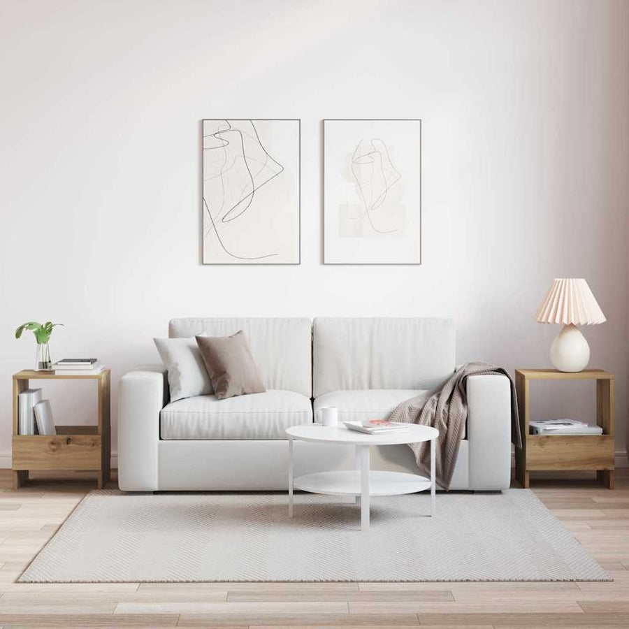 Tijdschrift Rek 2 pcs Artisan Eiken 35 x 30 x 45 cm