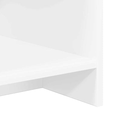 TV-standaard Wit 102 x 35 x 45 cm Bewerkt hout