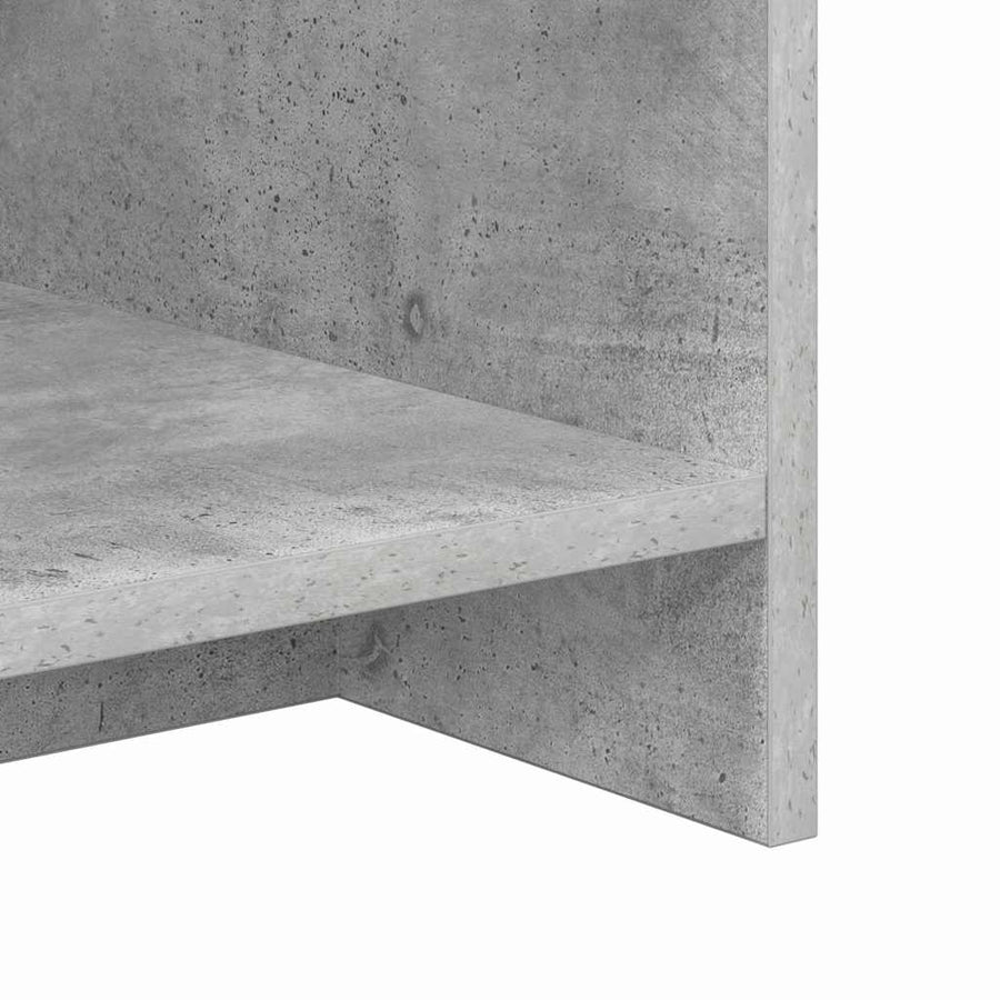 TV-standaard Beton Grijs 102 x 35 x 45 cm Bewerkt hout