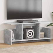tv-standaard beton grijs 102x35x45 cm bewerkt hout