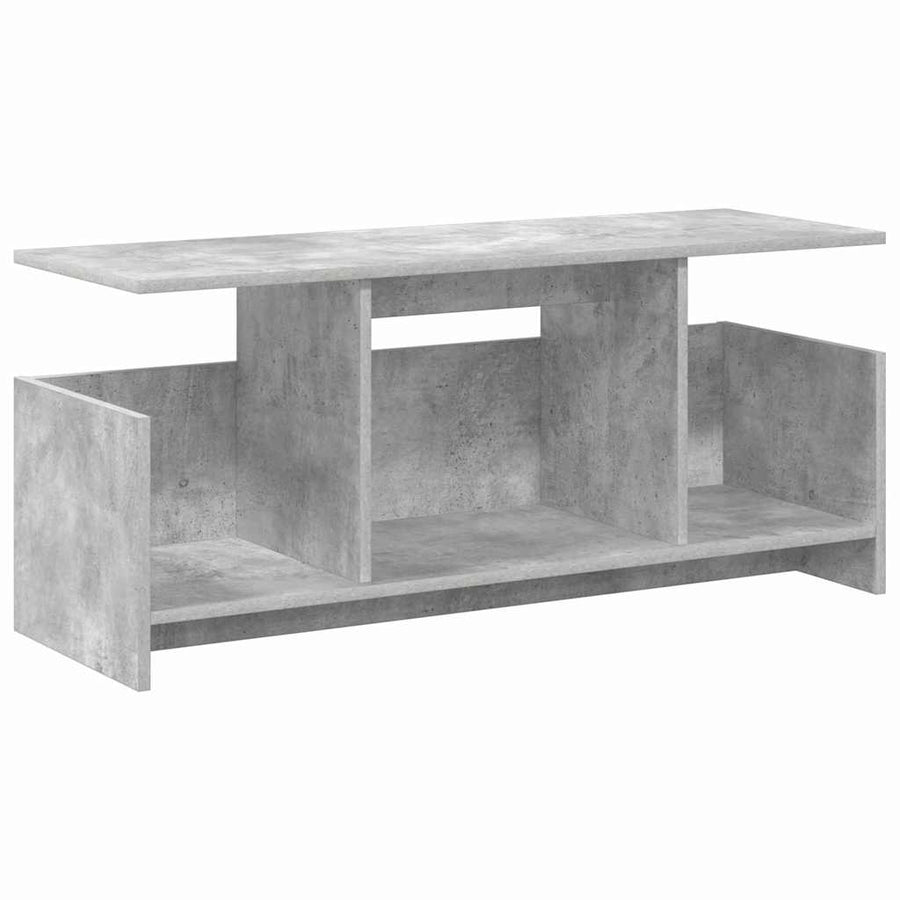 TV-standaard Beton Grijs 102 x 35 x 45 cm Bewerkt hout