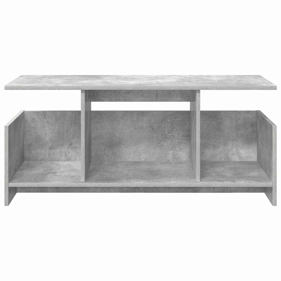 TV-standaard Beton Grijs 102 x 35 x 45 cm Bewerkt hout