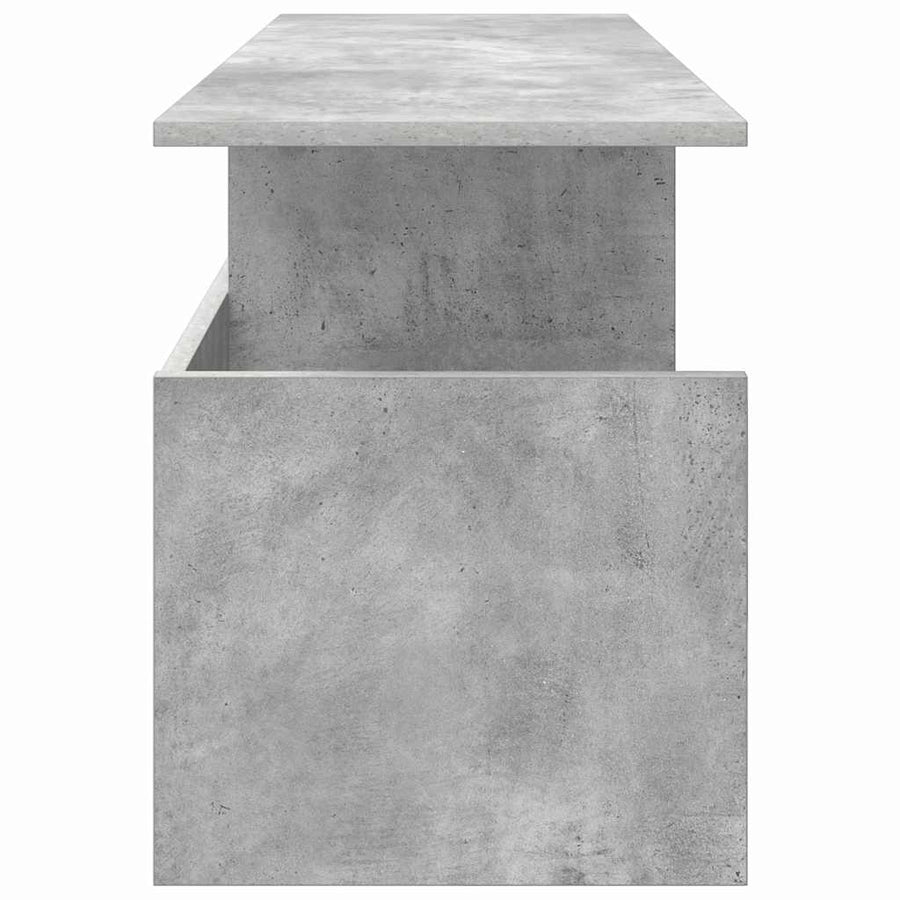 TV-standaard Beton Grijs 102 x 35 x 45 cm Bewerkt hout