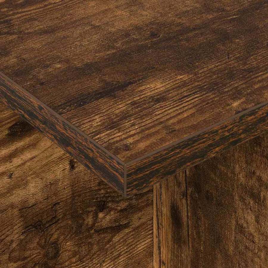 TV-standaard Gerookt eiken 102 x 35 x 45 cm Bewerkt hout