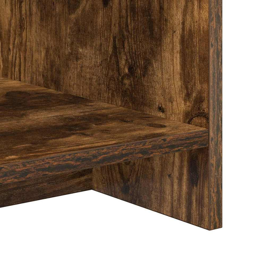 TV-standaard Gerookt eiken 102 x 35 x 45 cm Bewerkt hout