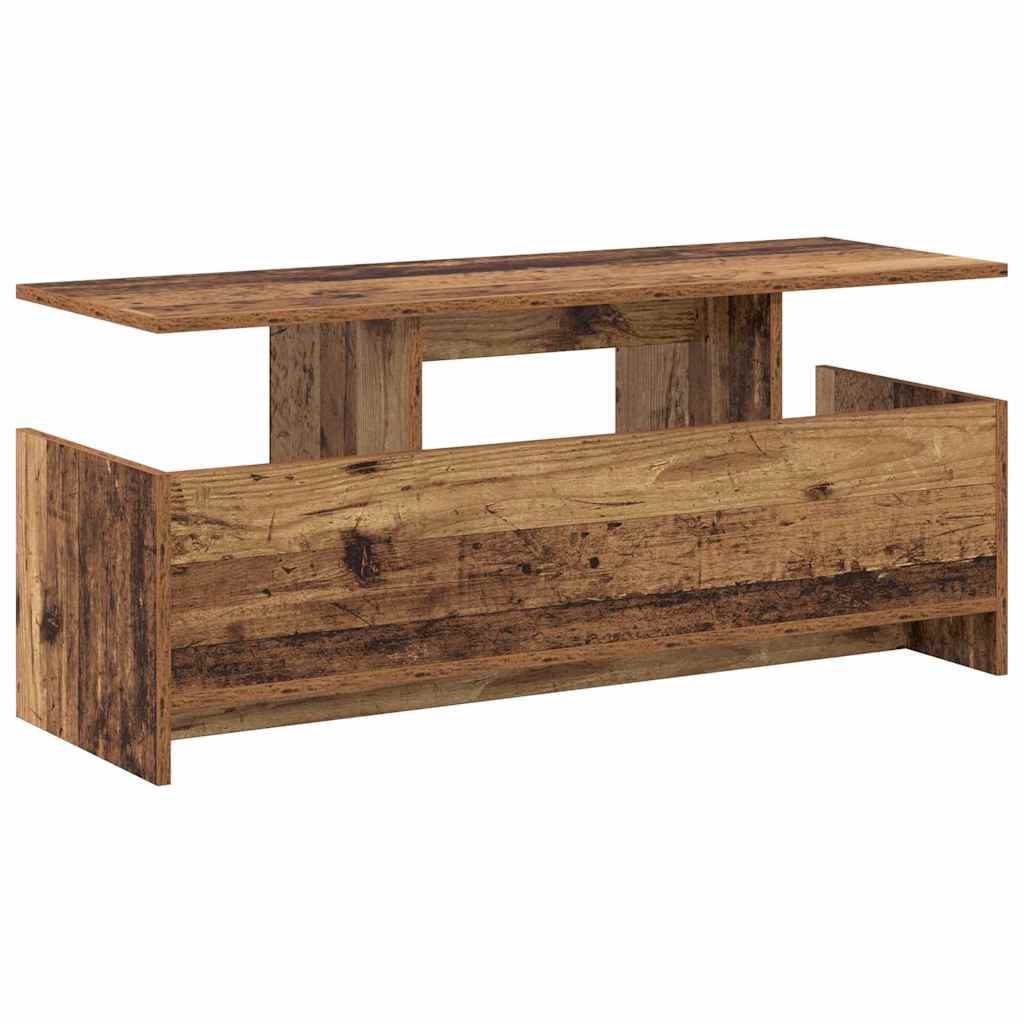 TV-standaard Oudhout 102 x 35 x 45 cm Bewerkt hout