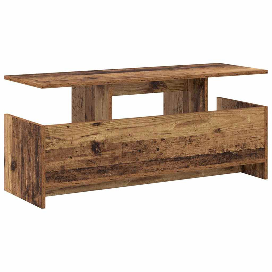 TV-standaard Oudhout 102 x 35 x 45 cm Bewerkt hout