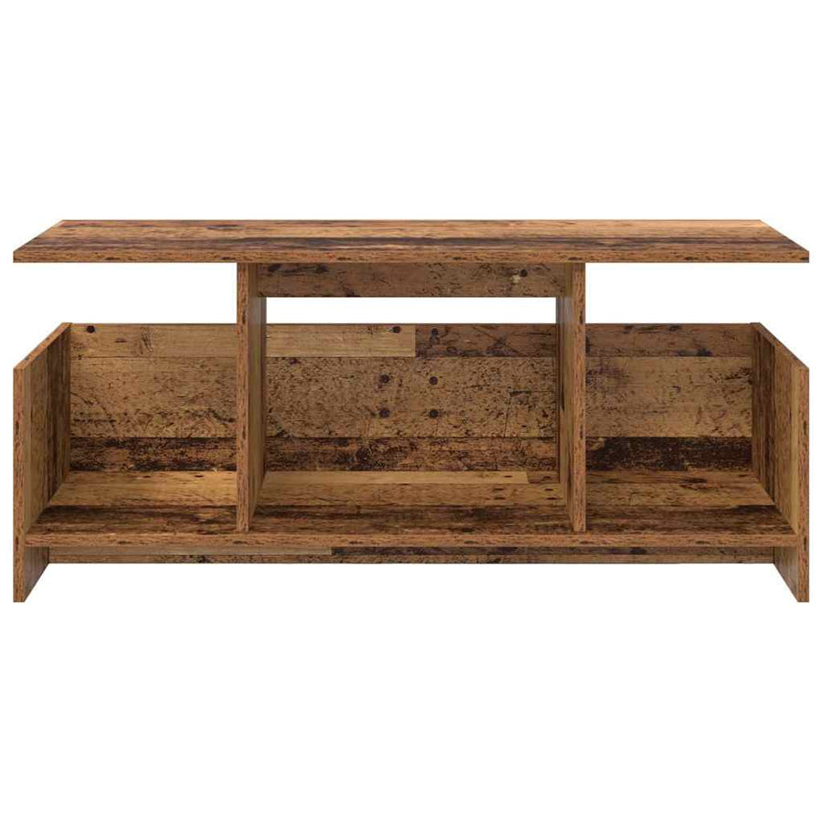 TV-standaard Oudhout 102 x 35 x 45 cm Bewerkt hout