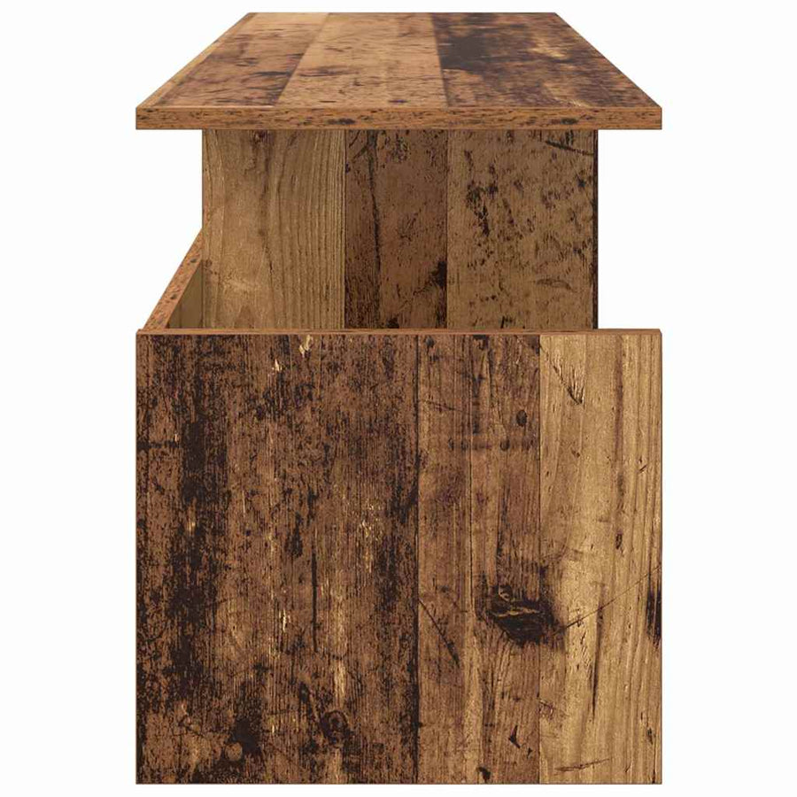 TV-standaard Oudhout 102 x 35 x 45 cm Bewerkt hout