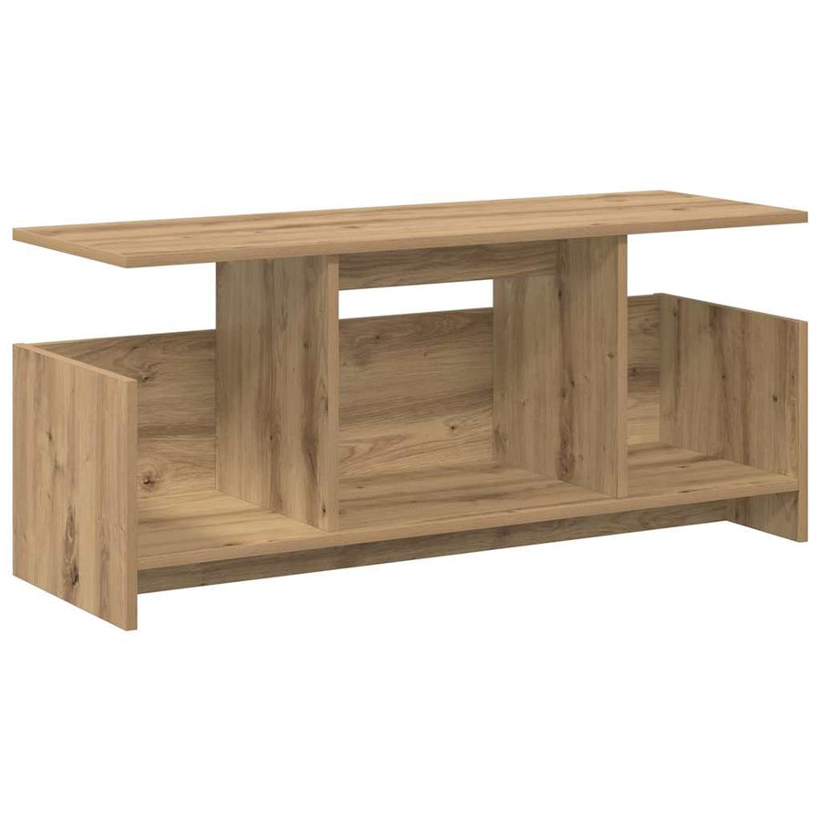 TV-standaard Artisan Eiken 102 x 35 x 45 cm Bewerkt hout