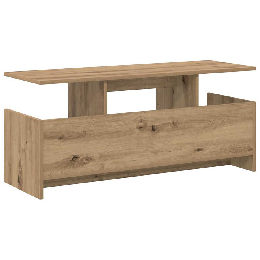 TV-standaard Artisan Eiken 102 x 35 x 45 cm Bewerkt hout