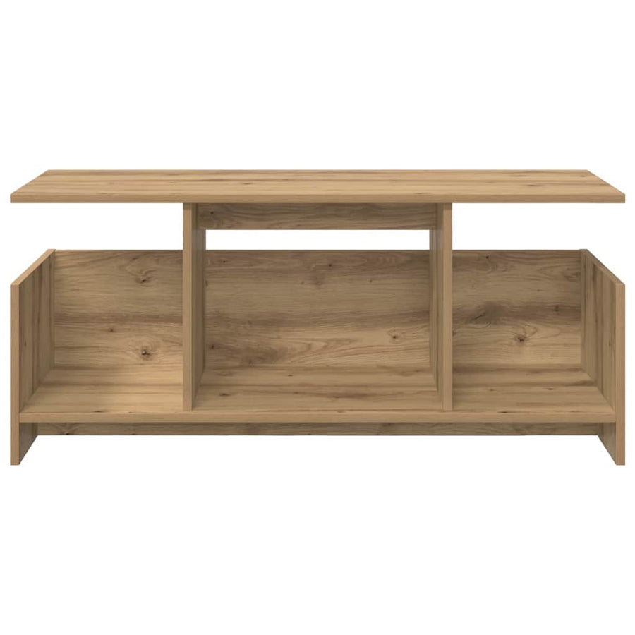 TV-standaard Artisan Eiken 102 x 35 x 45 cm Bewerkt hout