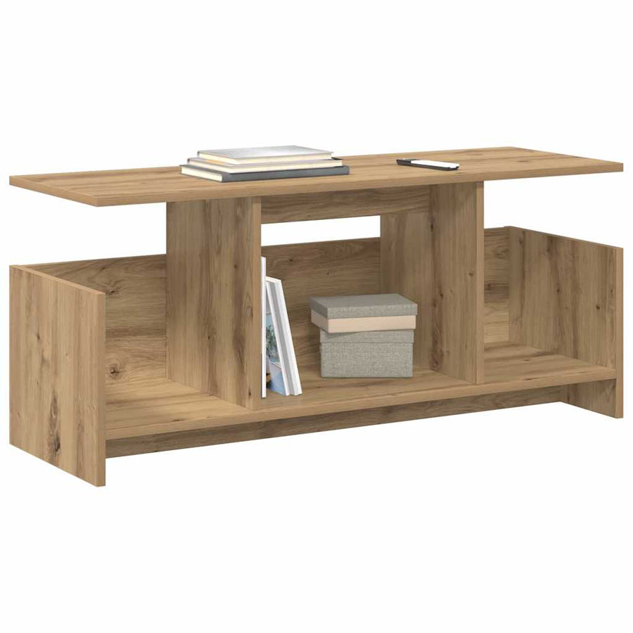 TV-standaard Artisan Eiken 102 x 35 x 45 cm Bewerkt hout