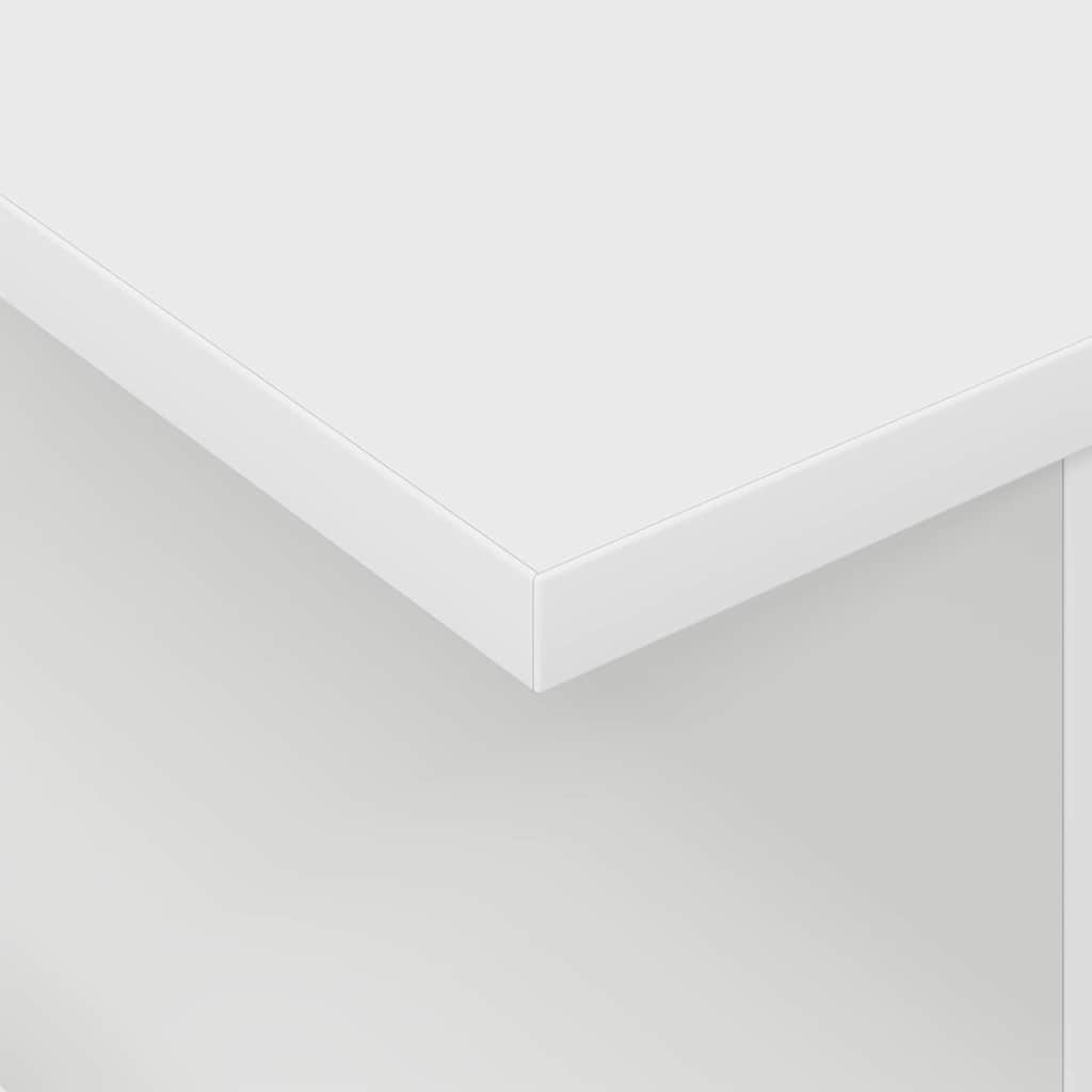 TV-standaard Wit 50 x 35 x 45 cm Bewerkt hout