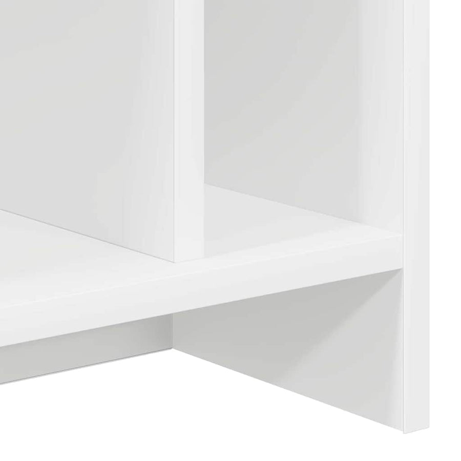 TV-standaard Wit 50 x 35 x 45 cm Bewerkt hout