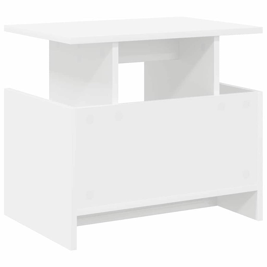 TV-standaard Wit 50 x 35 x 45 cm Bewerkt hout