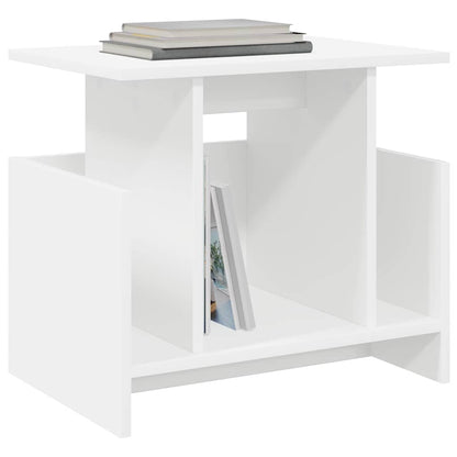 TV-standaard Wit 50 x 35 x 45 cm Bewerkt hout