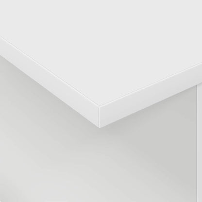 TV-standaard 2 pcs Wit 50 x 35 x 45 cm Bewerkt hout