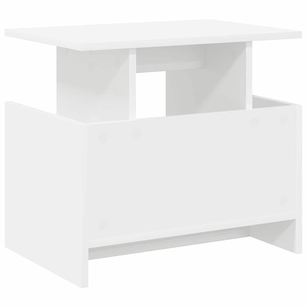 TV-standaard 2 pcs Wit 50 x 35 x 45 cm Bewerkt hout